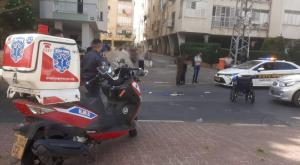 הזירה בפתח תקווה צילום: דוברות איחוד הצלה מבזקים
