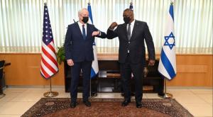 לויד אוסטין ובני גנץ צילום: אריאל חרמוני / משרד הביטחון חדשות
