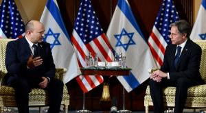 בנט בפגישה עם בלינקן באוגוסט האחרון צילום: אבי אוחיון / לע"מ חדשות