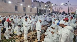 הזבח בהר גריזים צילום: רועי חדי - מועצה אזורית שומרון חדשות