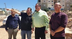 כץ בשומרון. "אפשר לממש את החזון שלנו לבנייה בהתיישבות" צילום: מועצה אזורית שומרון התיישבות