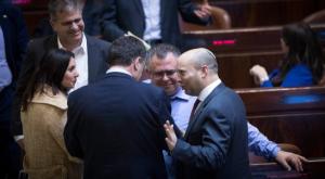 בנט וחברים מהליכוד. ארכיון צילום: Yonatan Sindel/Flash90 פוליטי
