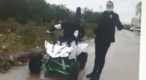 הטרקטורון נלקח להשמדה |  צילום: דוברות המשטרה חדשות