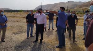 צחי הנגבי בביקור במבואות יריחו בחודש שעבר צילום: מבואות יריחו התיישבות