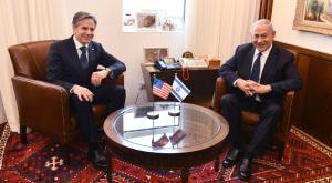 פגישת נתניהו ובלינקן צילום: חיים צח / לע"מ חדשות