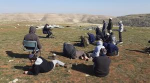 תלמידי הישיבה בגבעת מעוז אסתר צילום: ראם ברנשטיין התיישבות