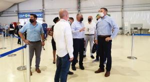 השר כהנא בביקור בנתב"ג צילום: דוברות השר לשירותי דת חדשות