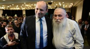 הרב דרוקמן ובנט צילום: Tomer Neuberg/FLASH90 חדשות