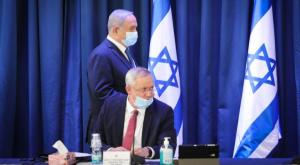 גנץ ונתניהו צילום: Marc Israel Sellem/POOL פוליטי