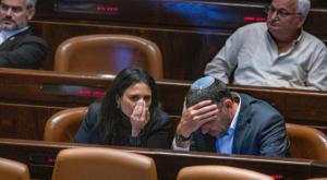 כהנא עם שקד במליאת הכנסת צילום: Olivier Fitoussi/Flash90 ביטחון