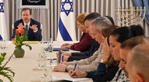 צוות יש עתיד בבית הנשיא |  צילום: קובי גדעון, לע"מ פוליטי