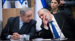 תומכים בקיצור הבידוד. דרעי עם נתניהו צילום: Yonatan Sindel/Flash90 חדשות