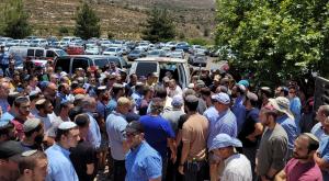 הלוויתו של עופר פיירמן הי"ד בבית העלמין עלי |  צילום: דוברות הישוב עלי חדשות