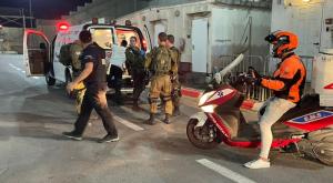 מעבר קלנדיה, הלילה צילום: דוברות איחוד והצלה ביטחון