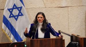 שקד בנאום הפרידה  צילום: דני שם טוב, דוברות הכנסת חדשות