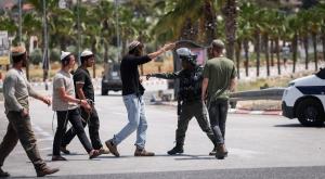 הכניסה לתורמוסעיא, אתמול צילום: Yonatan Sindel/Flash90  &ensp;&ensp;&ensp;&ensp; ביטחון