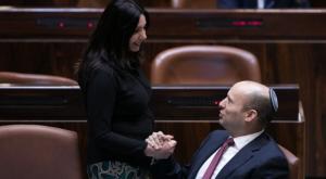 רגב עם בנט בזמנים אחרים צילום: Yonatan Sindel/Flash90 פוליטי