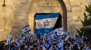 ריקוד הדגלים בשנה שעברה |  צילום: Olivier Fitoussi/Flash90 חדשות