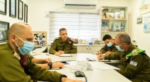 כוכבי בהערכת מצב צילום: דובר צה"ל חדשות