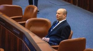 בנט במליאת הכנסת, אתמול צילום: Olivier Fitoussi/Flash90 חדשות
