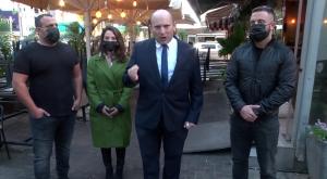 ימינה בסיור עסקים בנהריה צילום: צילום מסך חדשות