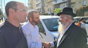 הרב אליהו בלוד יחד עם ח"כ שמחה רוטמן צילום: ללא חדשות