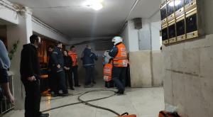 הבניין בו התרחשה השריפה צילום: דוברות איחוד הצלה חדשות