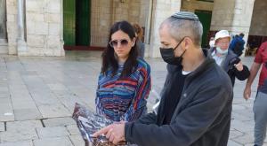 ארנון סגל בהר הבית. ארכיון צילום: בידינו - למען הר הבית פוליטי