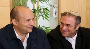הרב אוהד טהרלב וראש הממשלה נפתלי בנט, ארכיון צילום: Gershon Elinson/Flash90 חדשות