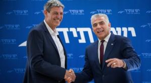 בן ברק ולפיד. עוד מתמודד על ראשות המפלגה? צילום: Yonatan Sindel/Flash90 פוליטי