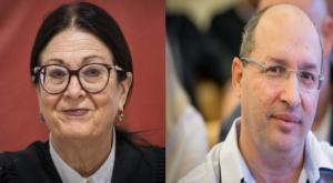 מנצלים את הפאתטיות של הימין. שר המשפטים ניסנקורן ונשיאת בית המשפט העליון חיות צילום: יונתן סינדל/ פלאש 90 דעות