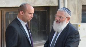 הרב אלי בן דהן ונפתלי בנט, "כוונתו טובה" צילום: FLASH90 חדשות