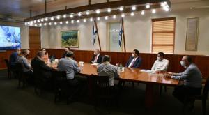 פגישת נתניהו עם ראשי מוסדות בציונות הדתית צילום: חיים צח /לע"מ חדשות