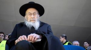 הרב טאו, המחאה נגד הרב מלמד מחריפה צילום: Olivier Fitoussi/Flash90 חדשות