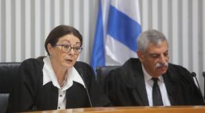 הנציב שהם ונשיאת העליון אסתר חיות צילום: Marc Israel Sellem/POOL חדשות