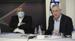 גנץ ודרעי צילום: חורחה נובמינסקי / לע"מ פוליטי