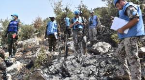 כח האו"ם בלבנון פתח בחקירת התקרית צילום: מתוך טוויטר של יוניפי"ל ביטחון