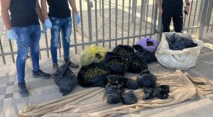 הסמים שאותרו בבית החשודים צילום: דוברות המשטרה חדשות