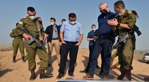 גנץ קיים הערכת מצב באוגדת עזה צילום: אריאל חרמוני / משרד הביטחון חדשות