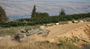 הגזרה עדיין חמה. טנק בגבול לבנון צילום: דוד כהן / פלאש 90 ביטחון