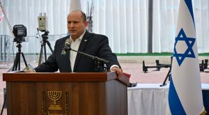 בנט בהצהרה לתקשורת צילום: קובי גדעון/ לע"מ חדשות