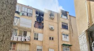 השריפה בראשון לציון צילום: תיעוד מבצעי מד"א חדשות