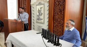 סמוטריץ' והרב דוד פנדל צילום: דוברות "הציונות הדתית" פוליטי