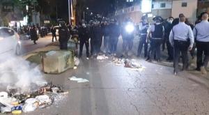 הלילה הקשה בבני ברק צילום: דוברות המשטרה חדשות