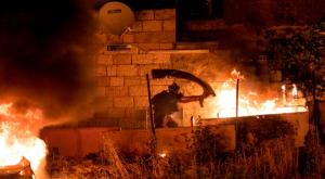 המהומות בשמעון הצדיק צילום: אוליבר פיטוסי, פלאש 90 חדשות