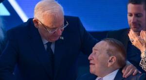 ריבלין ואדלסון צילום: בן דורי, פלאש 90 חדשות