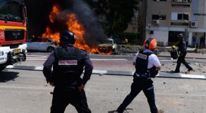 פגיעה באשקלון, היום צילום: תומר נויברג/פלאש 90 חדשות