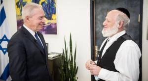 משי זהב וגלנט בהודעה על קבלת הפרס צילום: גרגורי באדו, לע״מ חדשות