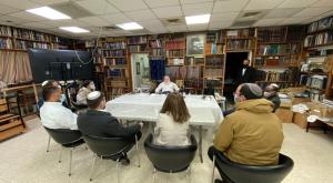 ישיבת סיעה ראשונה בבית הרב צילום: דוברות הציונות הדתית פוליטי