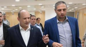 טל גן צבי ונפתלי בנט  צילום: קובי גדעון לע"מ פוליטי